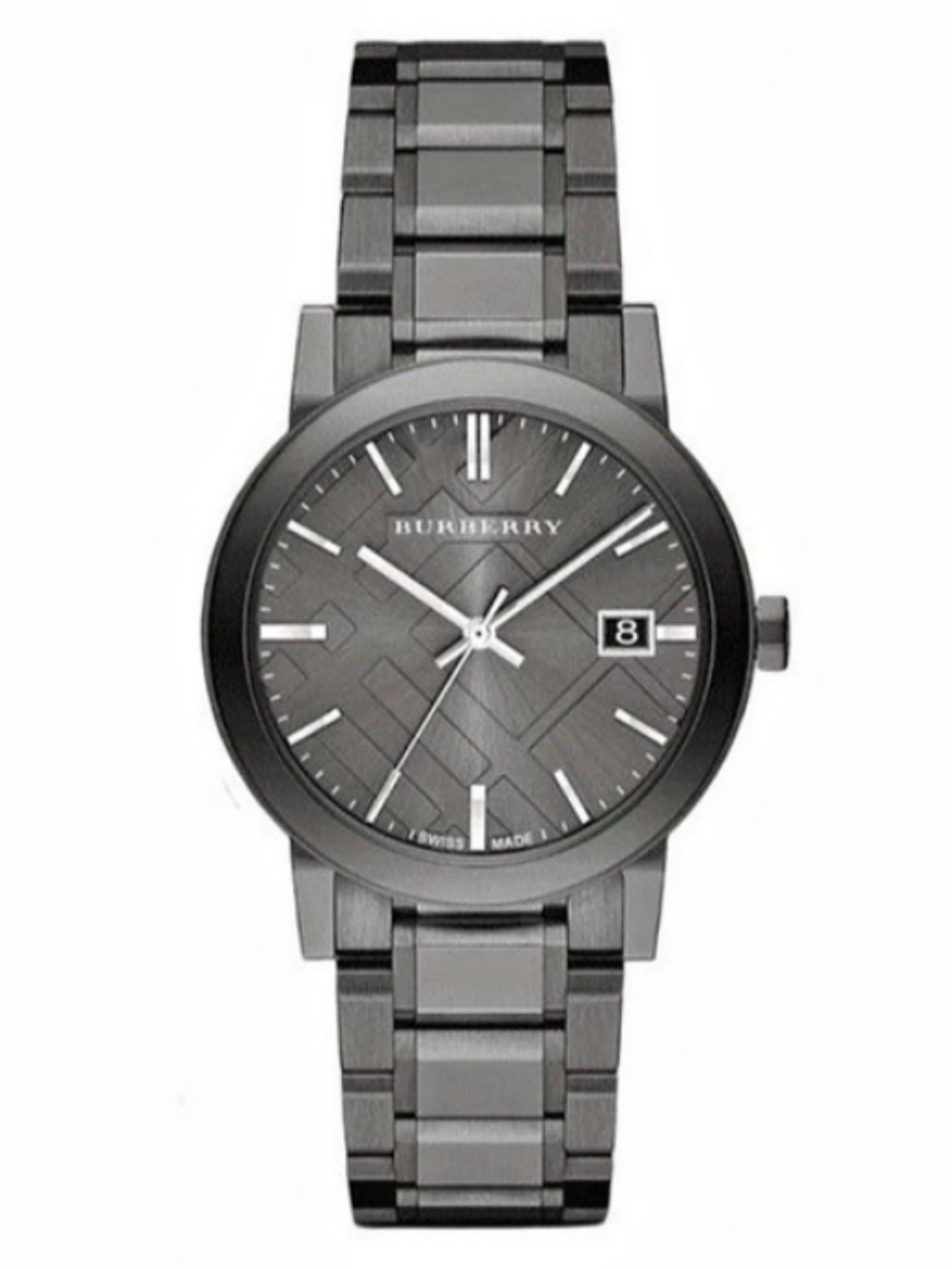 Burberry The City Chronograph Grey Ion-Plated Men's Watch BU9354